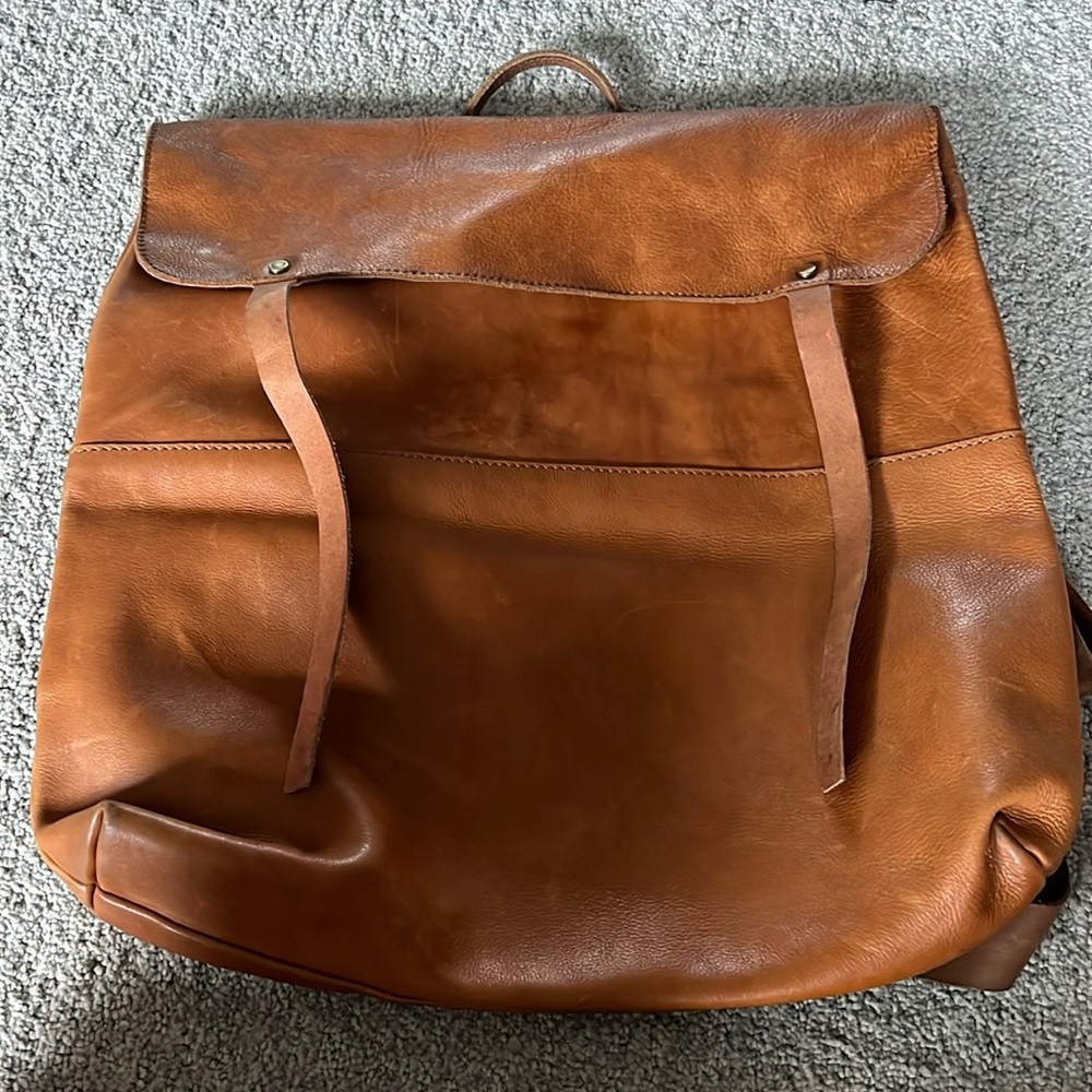 Free People Leather Backpack